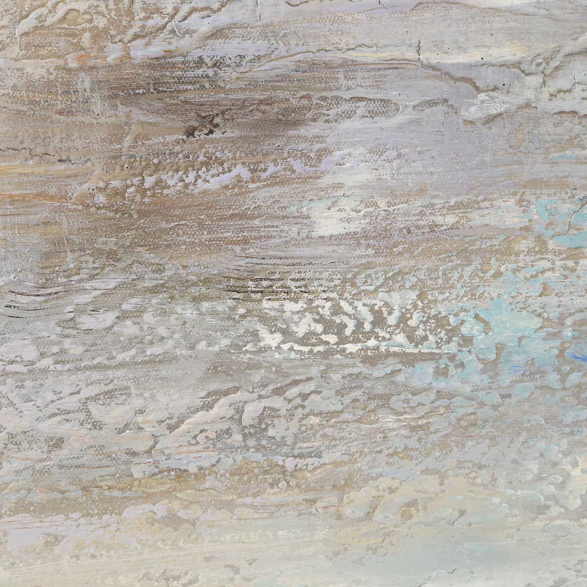 Neutral Tone Hand-Painted Canvas Art