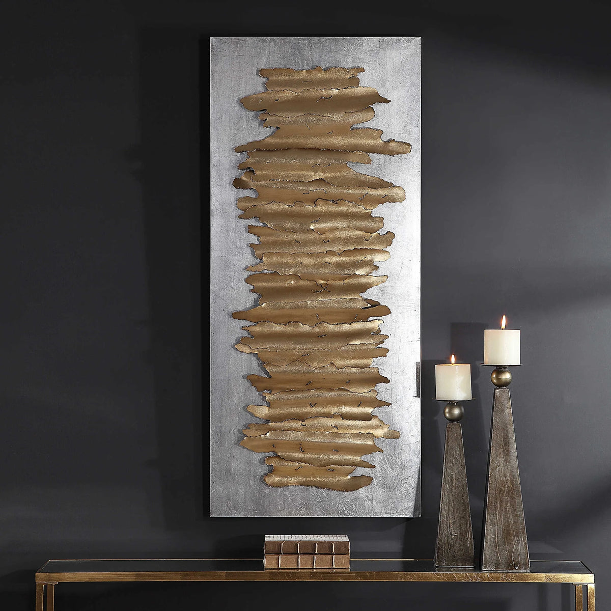 Gold Metal Wall Decor