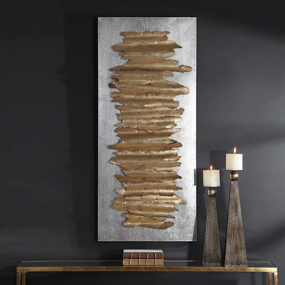 Gold Metal Wall Decor
