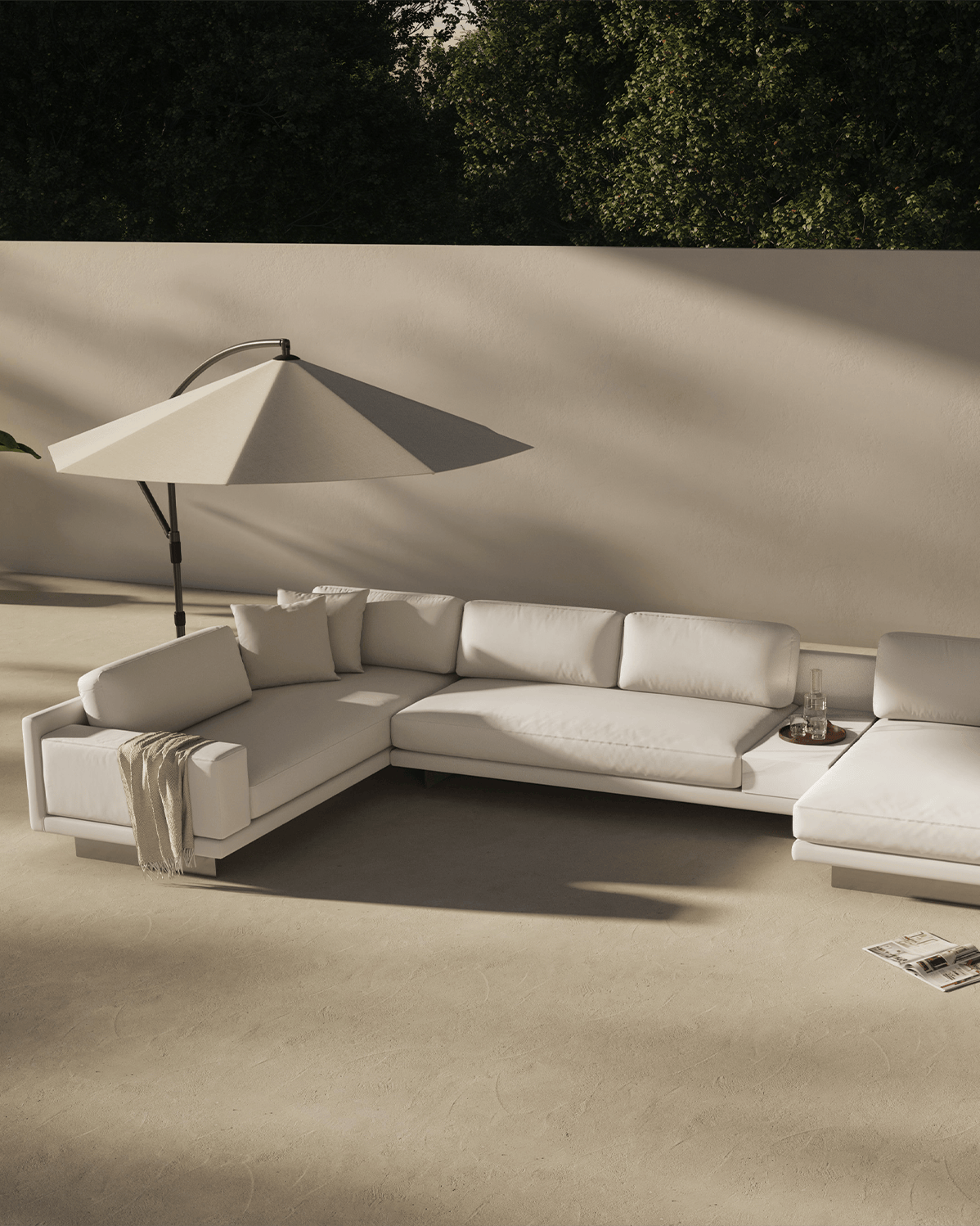 Alessio Outdoor Module – Stylish Outdoor Seating | Final Sale