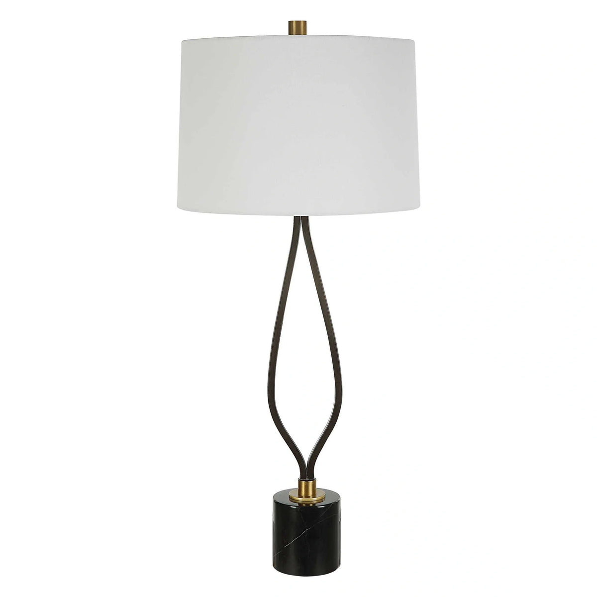 Wishbone Iron Table Lamp