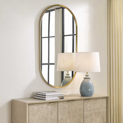 Round Bronze Mirror