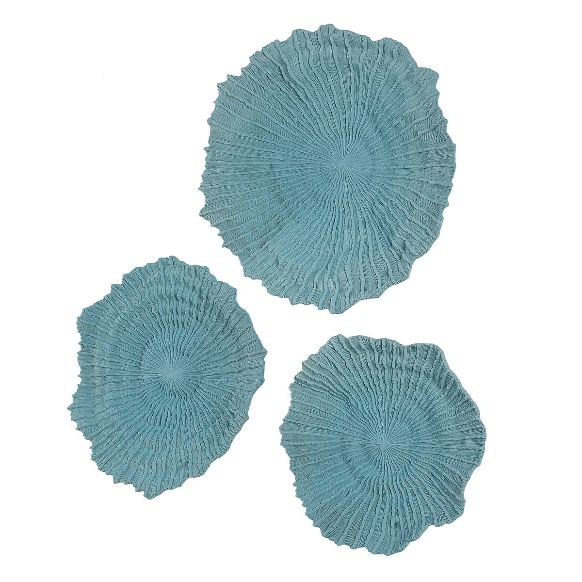 Sea Coral Wall Decor, Set of 3