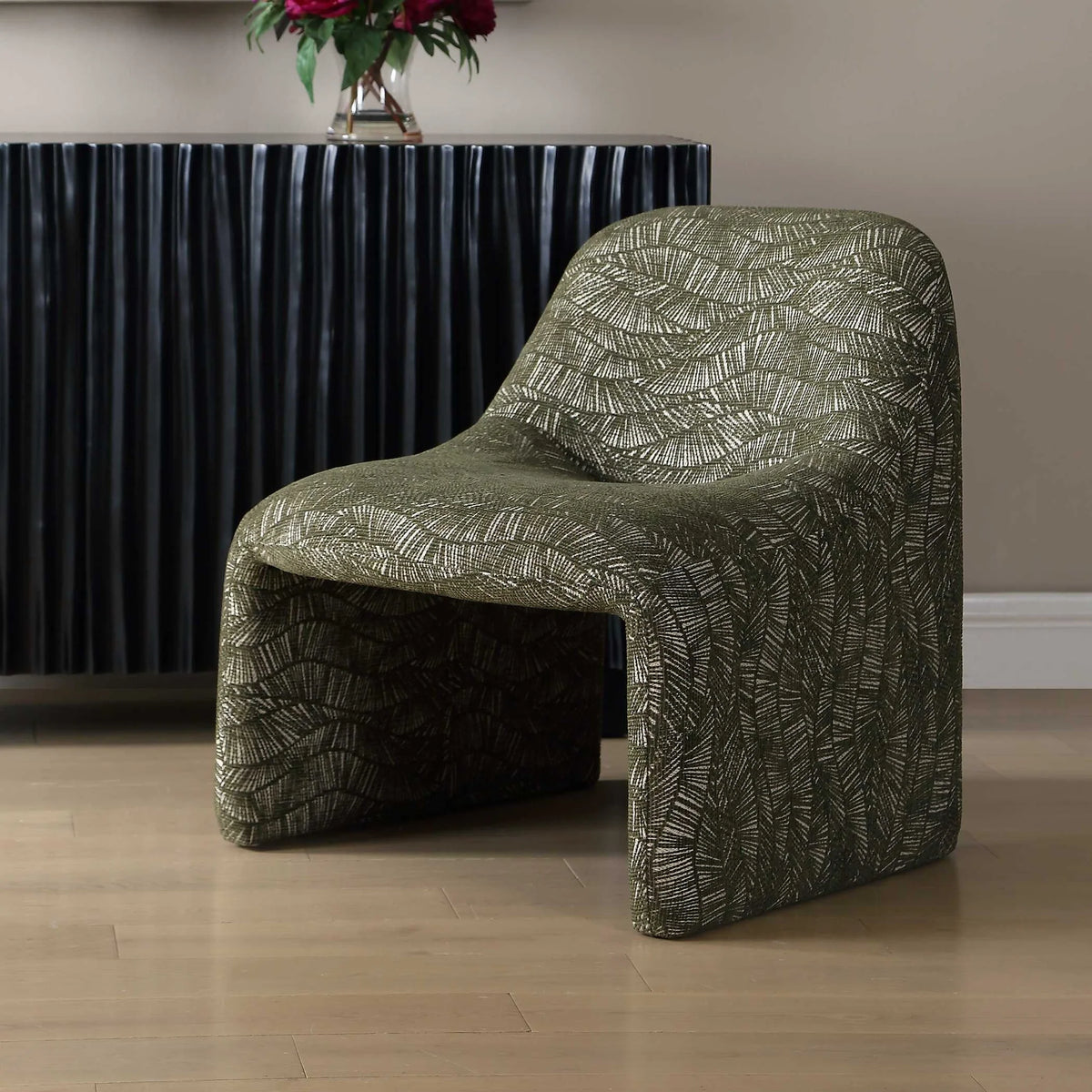 Olive Green Accent Chair