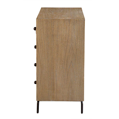 Curved 4 Drawer Chest