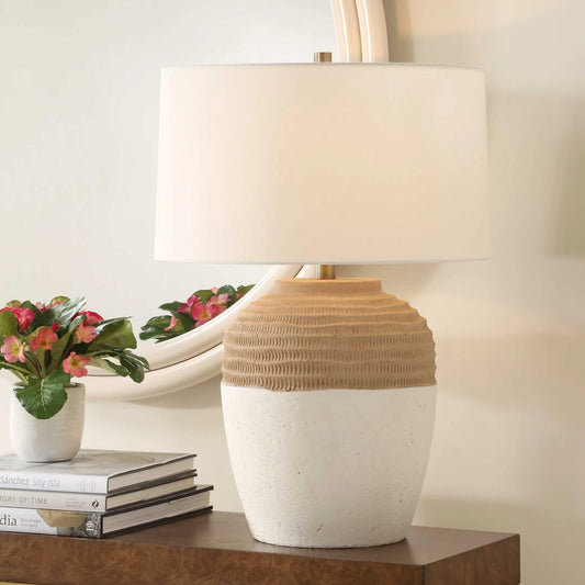 Terracotta Table Lamp