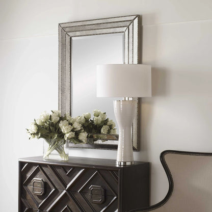 Antique Silver Mirror