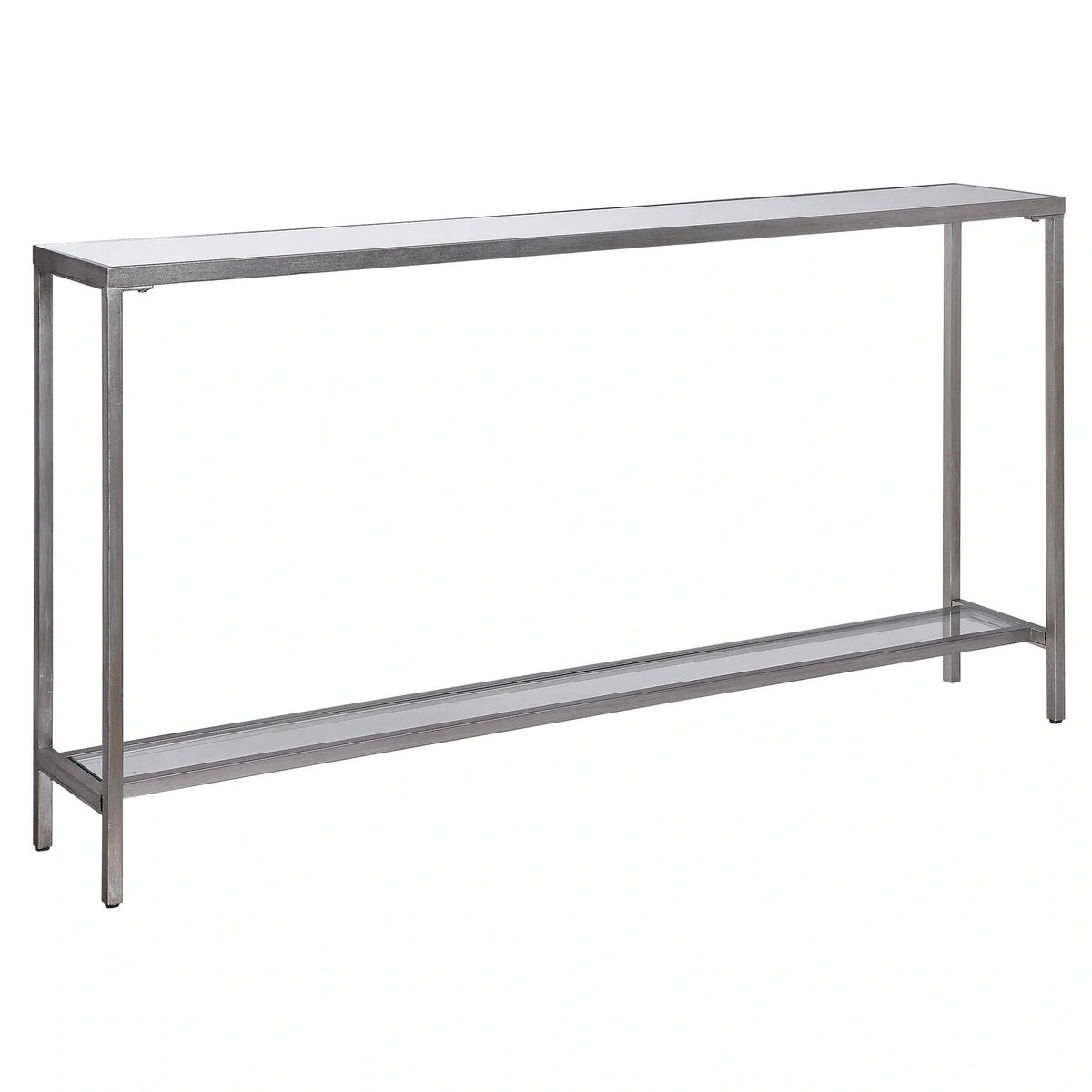 Mirrored Glass Console Table