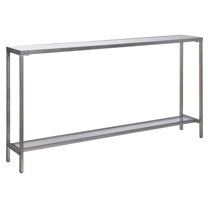 Mirrored Glass Console Table