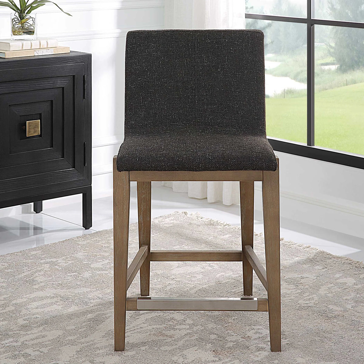 Chocolate Counter Stool