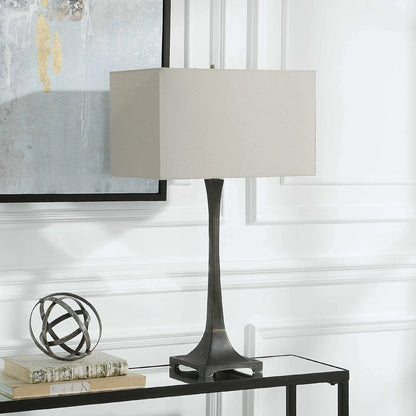 Tapered Iron Table Lamp