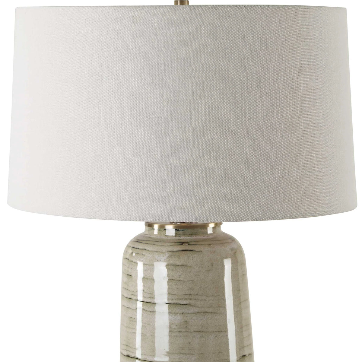 Tan Glaze Table Lamp