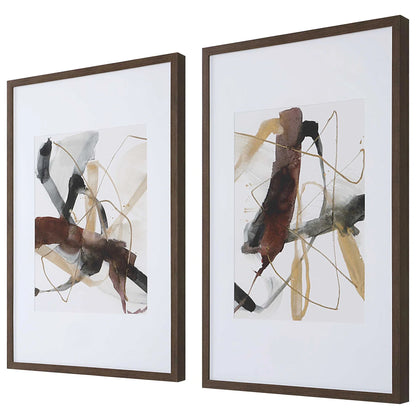 Abstract Prints, Set of 2