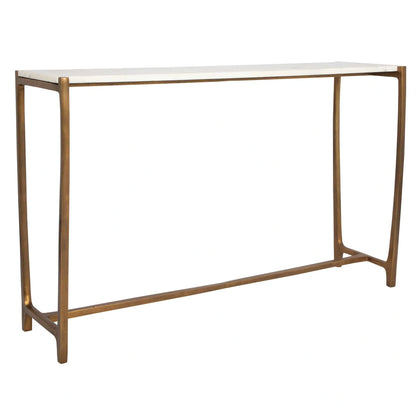 White Marble Console Table