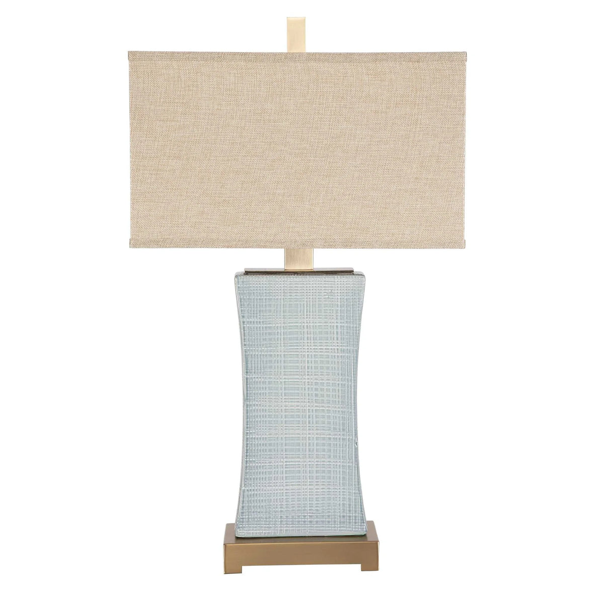 Blue Gray Table Lamp