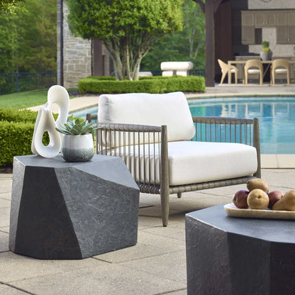 Slate Outdoor Side Table