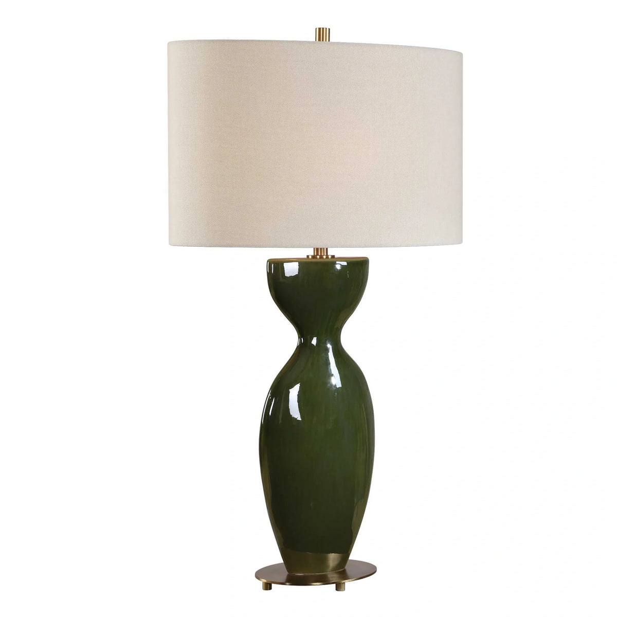 Green Glaze Table Lamp