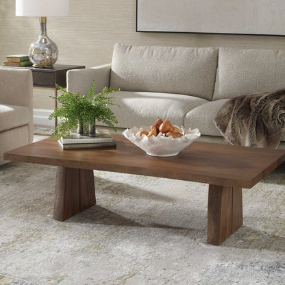 Live Edge Suar Wood Coffee Table