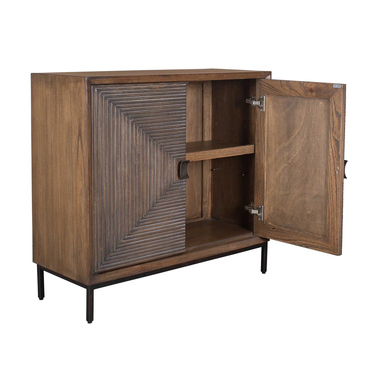 2 Door Wood Cabinet