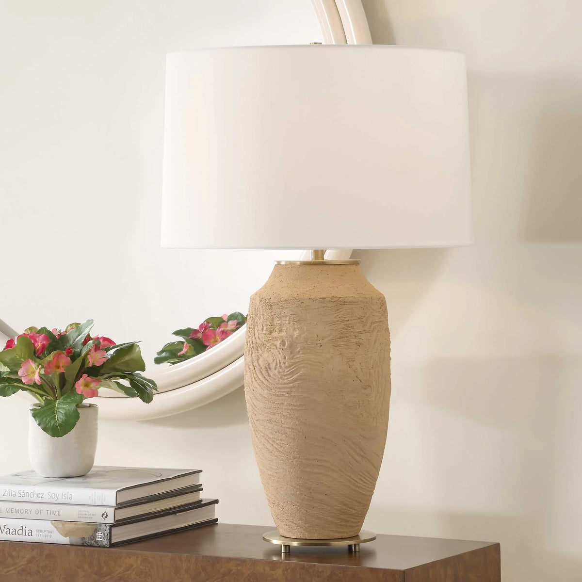 Terracotta Table Lamp