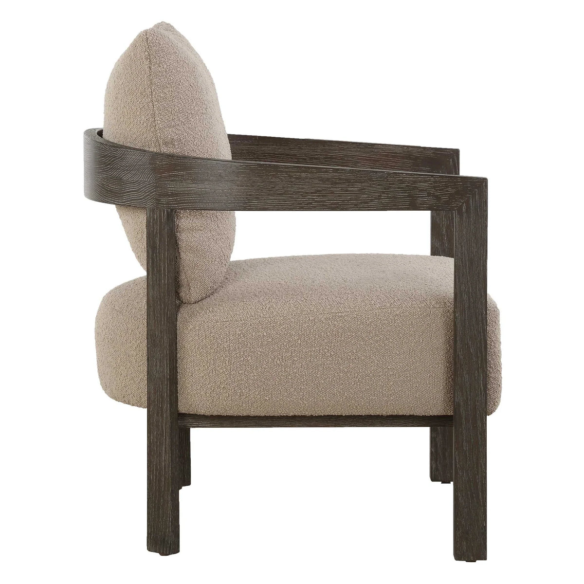 Sand Fabric Accent Chair