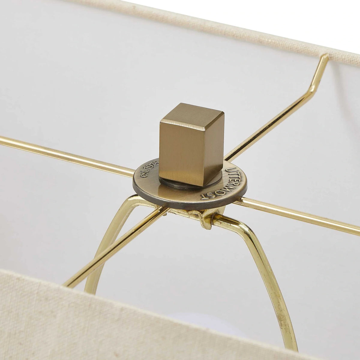 Modern Travertine Table Lamp