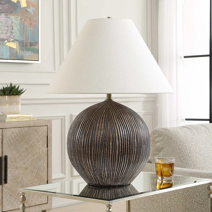 Dark Brown Table Lamp