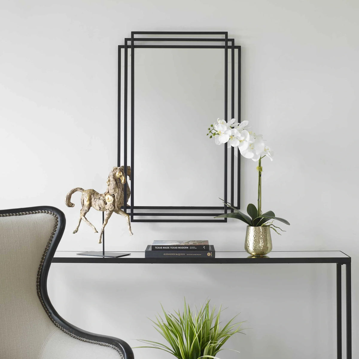 Brushed Gold Mirror