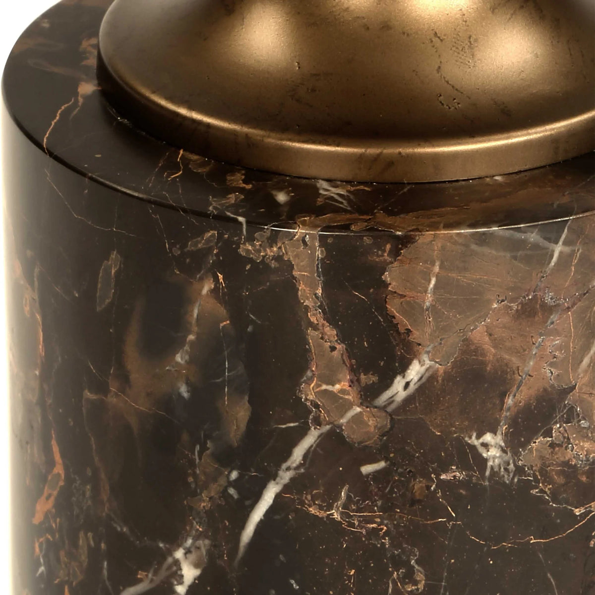 Dark Marble Drink Table