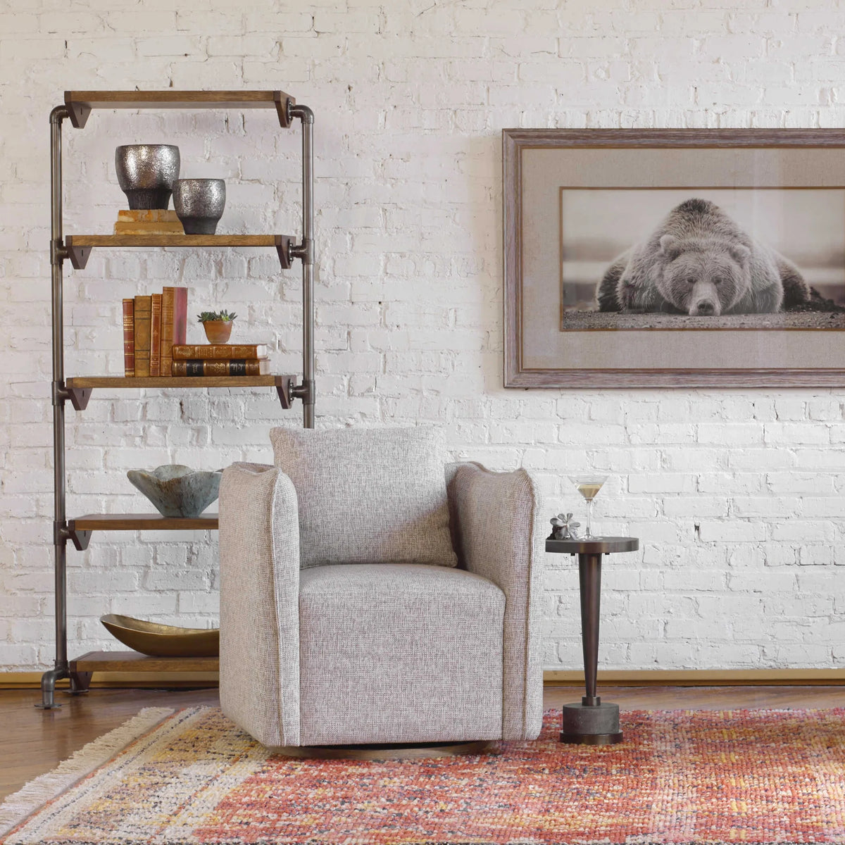 Industrial Etagere Shelf