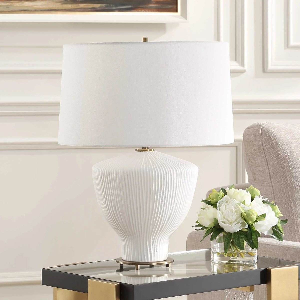 White Table Lamp