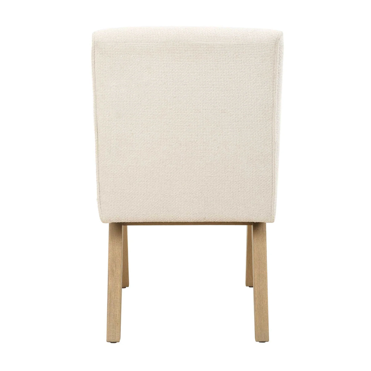 White Armless Dining Chair