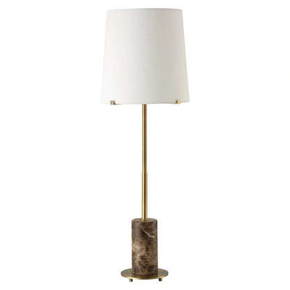 Brown Marble Buffet Lamp
