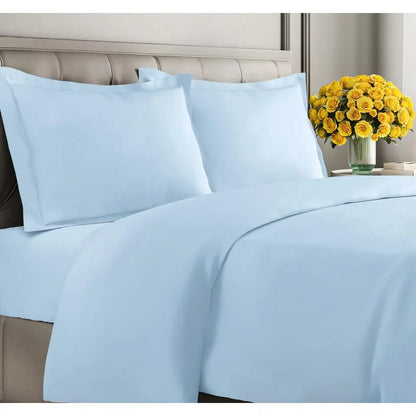 Double-Brushed Duvet Cover Set | Hidden Zipper & Corner Ties, Pillow Shams Included | 18 Colours, Twin to King