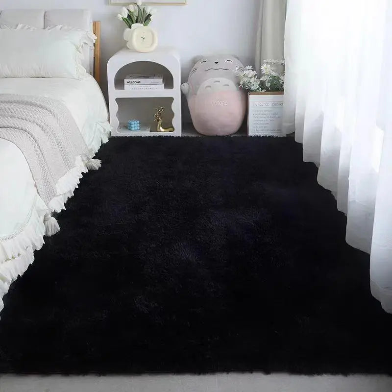 Nordic Style Home Decorative Rug, Soft Rugs, Cozy Area Rug, Super Soft Rug for Bedroom or Window Seat, Long Wool Floor Mat with Simple Design, Full-Coverage Rug for Living Room, Girl'S Room Decor #GLOBAL PICKS