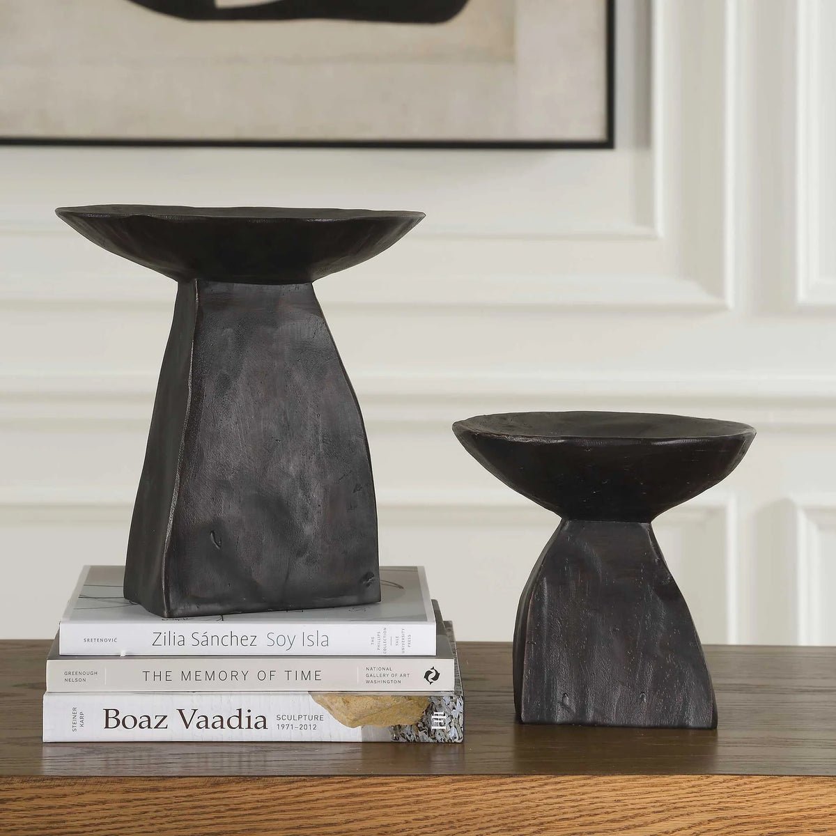 Pedestal Bowls, Set of 2
