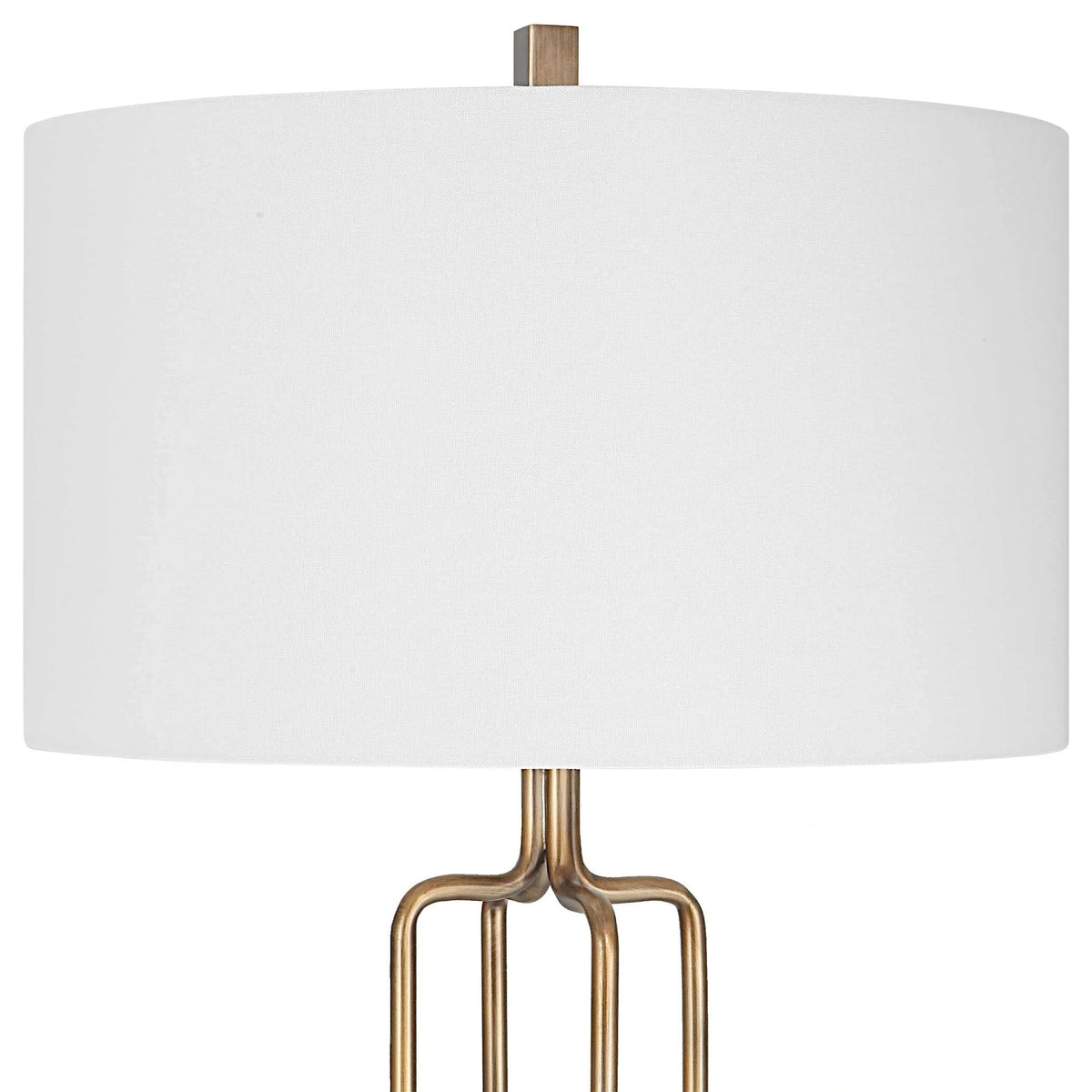 Brushed Gold Floor Lamp