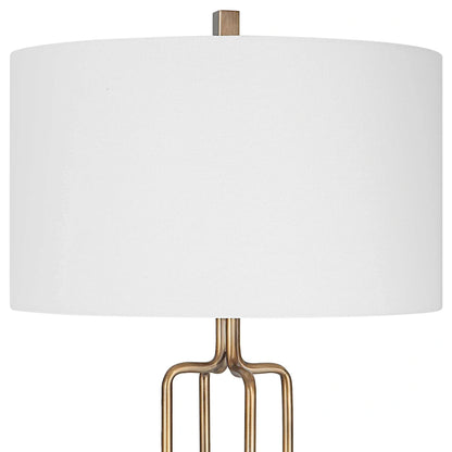 Brushed Gold Floor Lamp