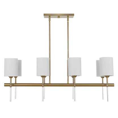 8-Light Linear Chandelier