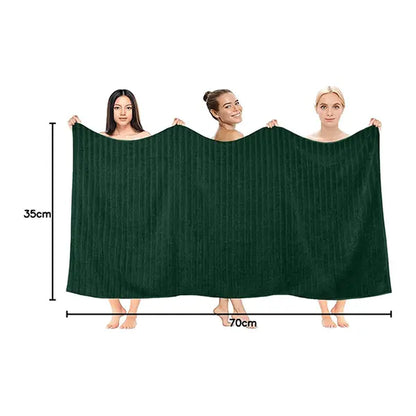 Dan River Unisex 2-Pack Jumbo Organic Cotton Bath Sheets - 35×70 in Thick, Fast-Drying, Spa-Quality Towels