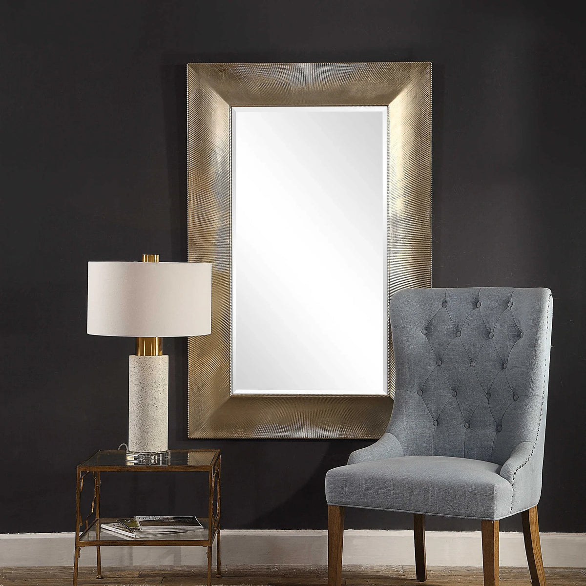Large Champagne Mirror