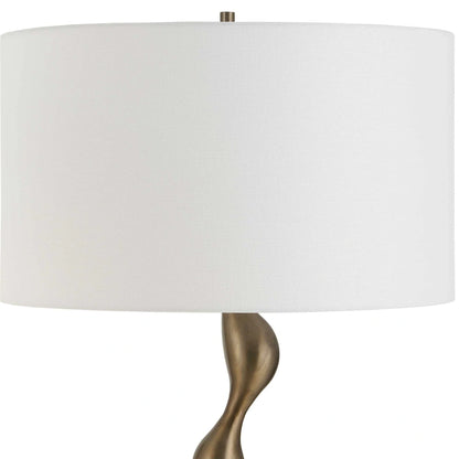 Sculptural Bronze Floor Lamp