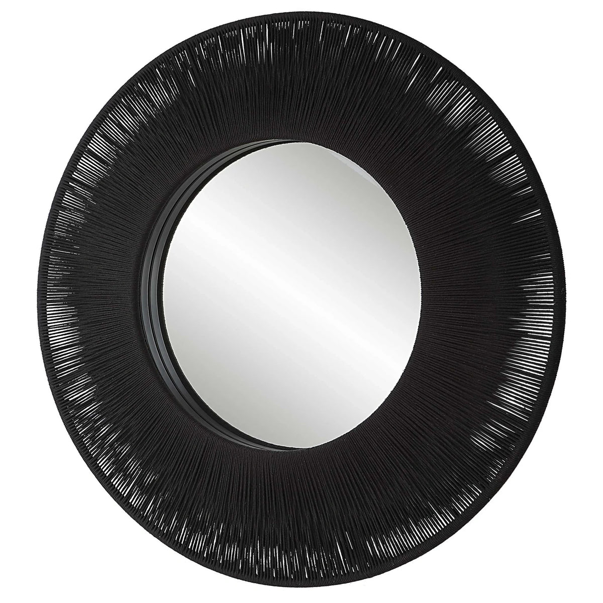 Rope-Wrapped Round Mirror