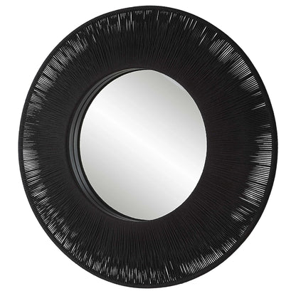 Rope-Wrapped Round Mirror