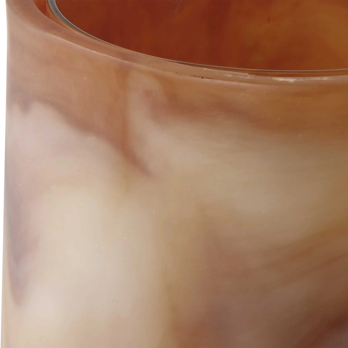 Swirled Mocha Vase