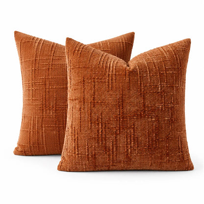 18x18 Soft Chenille Cushion Covers