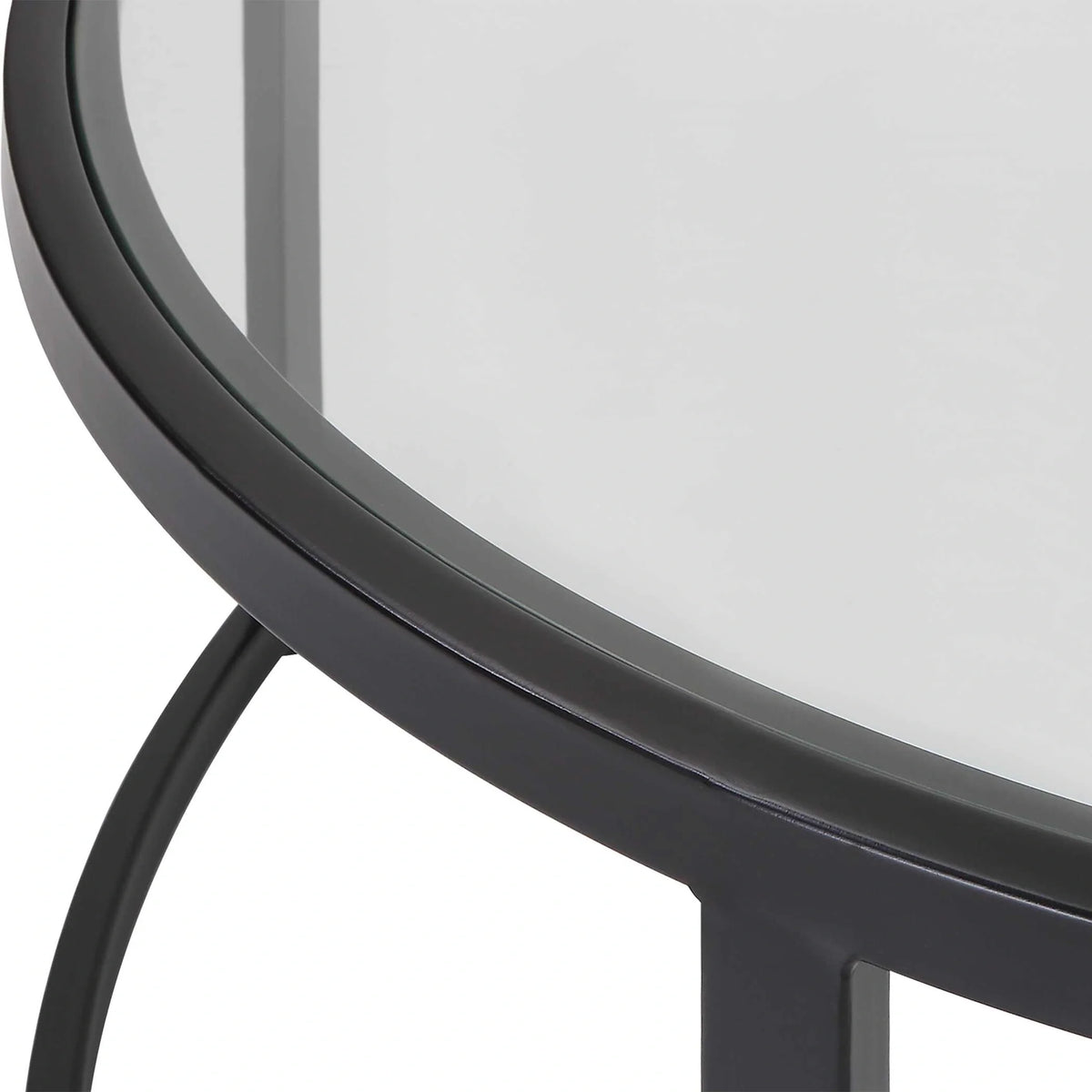Black Nesting Coffee Tables, Set of 2