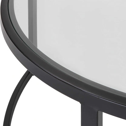 Black Nesting Coffee Tables, Set of 2