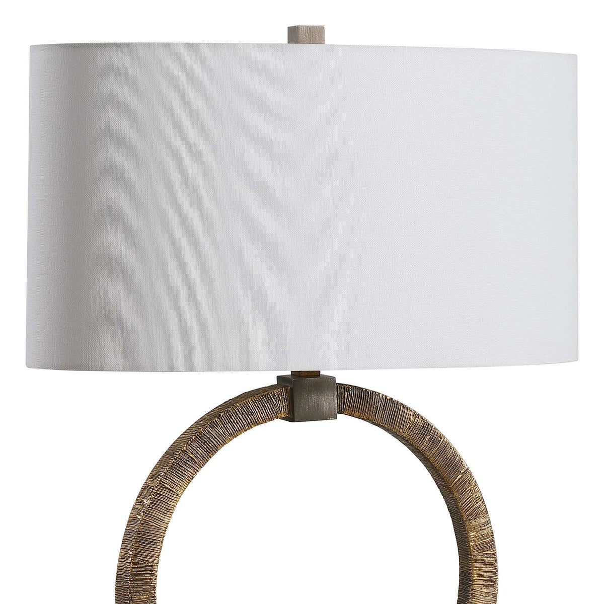 Antiqued Gold Bohemian Table Lamp