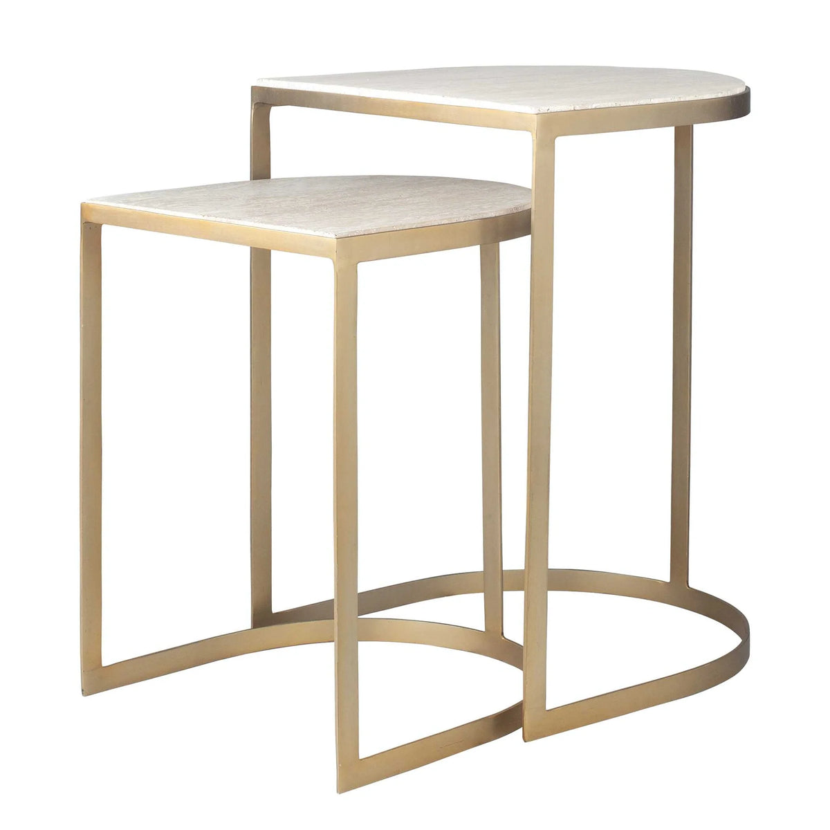 Travertine Nesting Tables Set/2